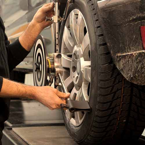 Tire rotation and alignment