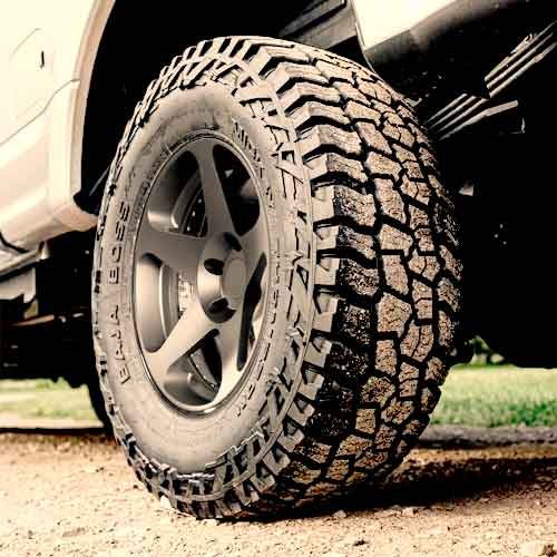 Agressive tires on 2wd