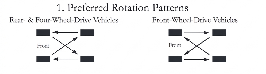 Preferred Tire Rotation Pattern
